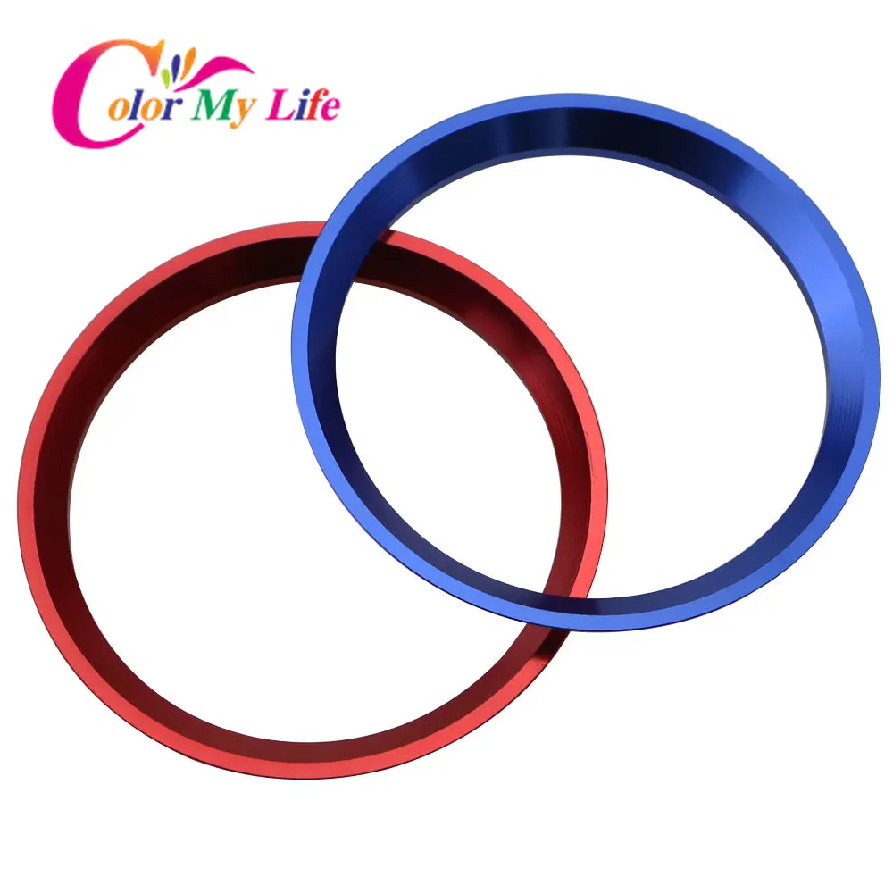 Color My Life Car Steering Wheel Circle Ring Cover Trim Sticker for Mercedes Benz B180 B200 B220 B250 B260 W245 W246 2015 - 2019