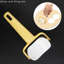 Silicone world Dumpling Wraper Mould Dough Circle Roller Machine Dumpling/Pie Maker Pizza Pastry Cutters Rolling Cooking Tools