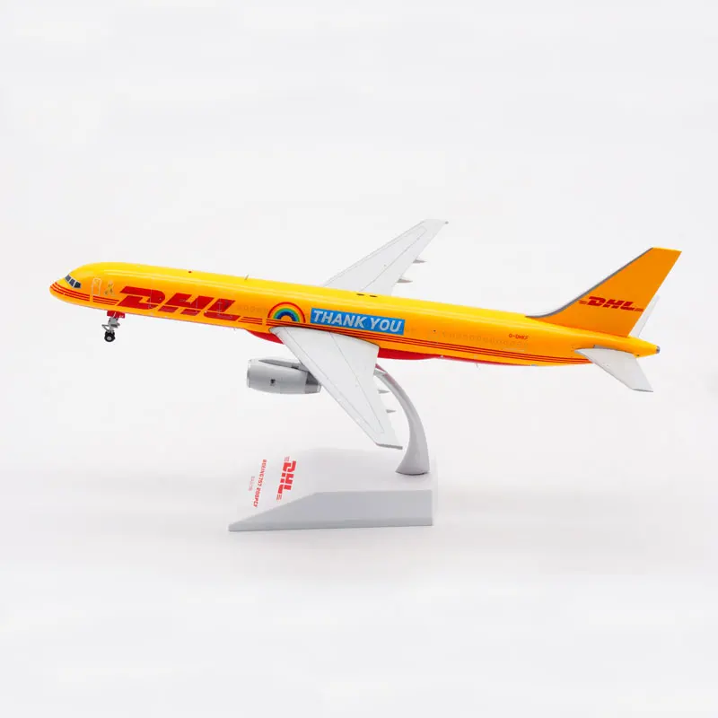 Diecast 1/200 Scale B757-200 G-DHKF DHL Cargo Airlines Aircraft Airplane Models Adult Toys Display Show Souvenir Ornaments