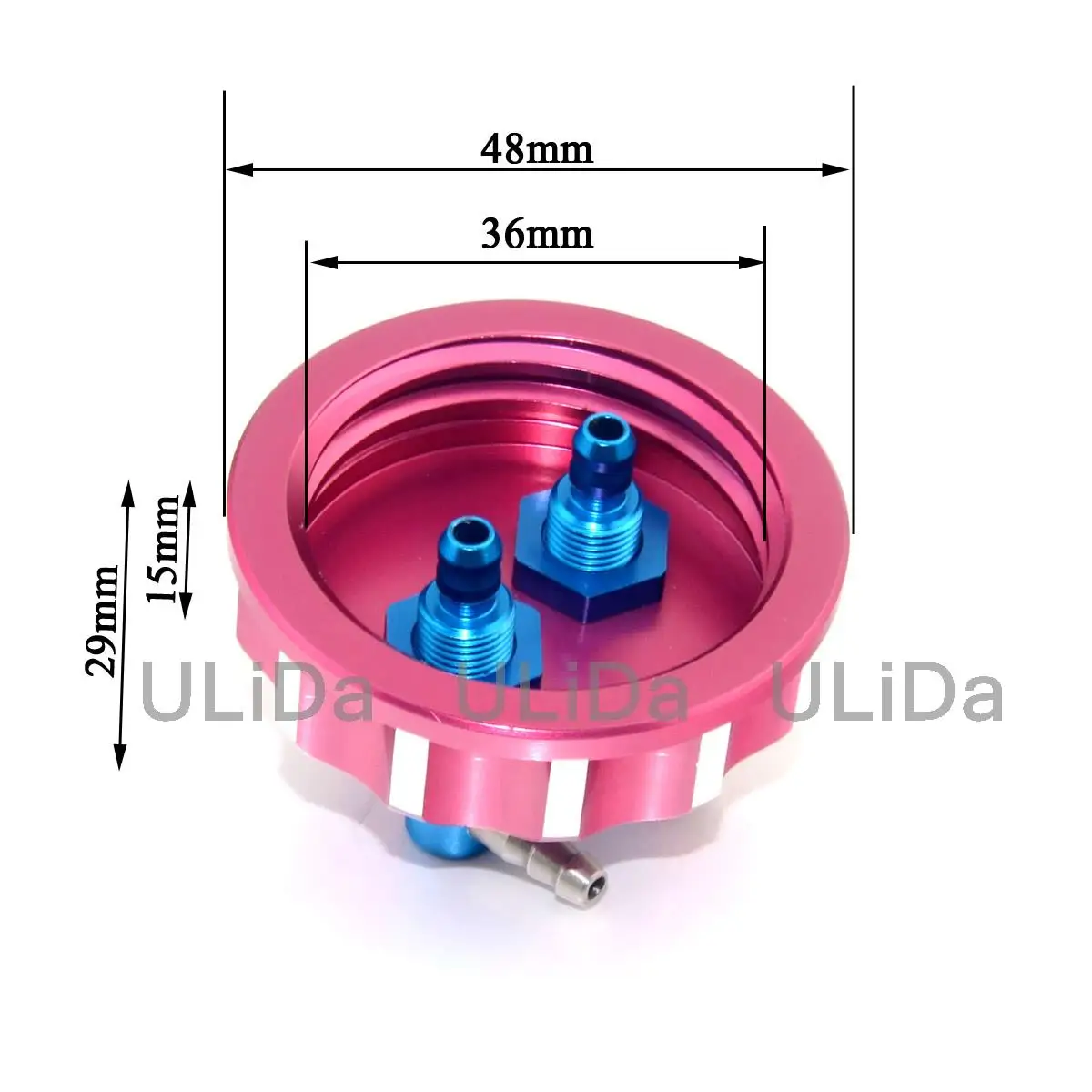 Coperchio olio in lega di alluminio CNC coperchio serbatoio serbatoio benzina coperchio tamburo olio Shell filtro adattatore superiore per