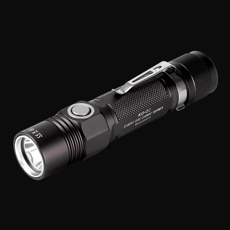 JETBEAM KO-02 V2.0 2000LM Powerful Tactical LED Flashlight  LED Torch Light Outdoor Camping Powerful Led Flashlight