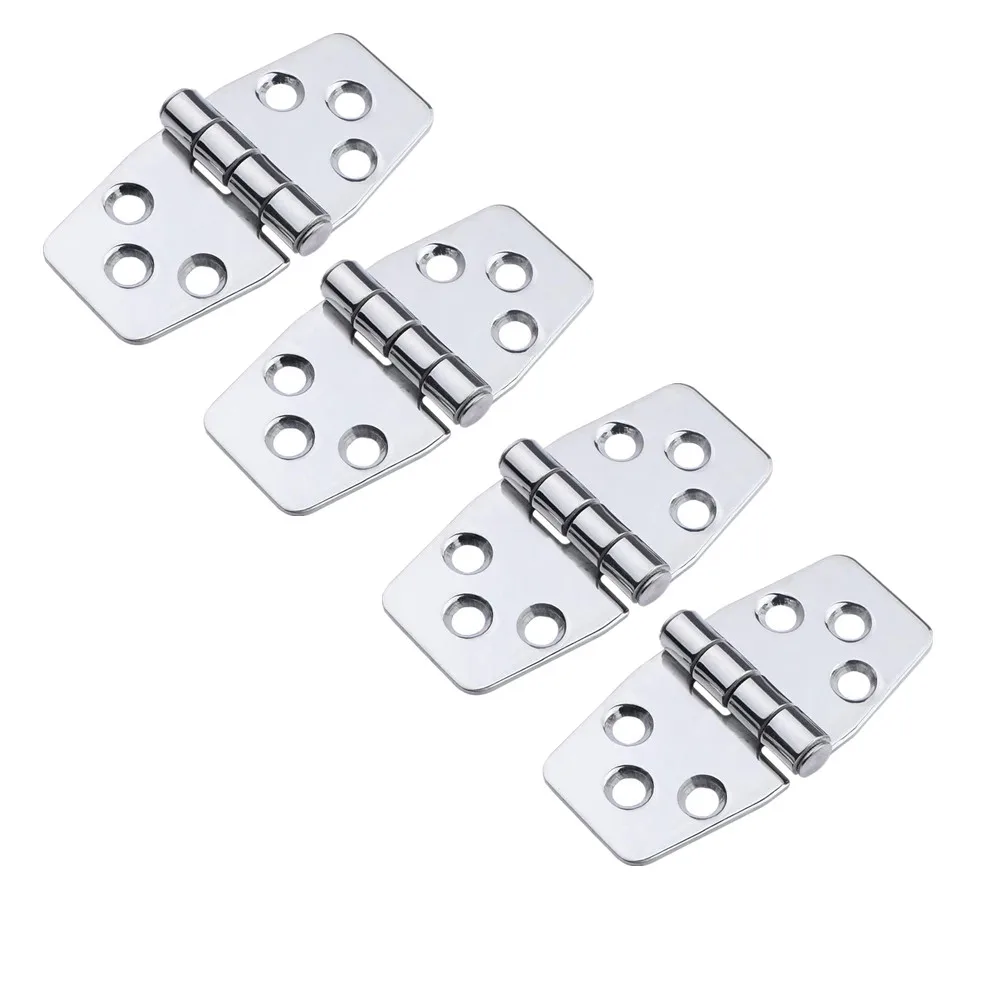 4 szt. Zawiasy do drzwi Zawias ze stali nierdzewnej klasy morskiej do łodzi Zawiasy okienne 3 "x 1,5" Zawiasy Okucia