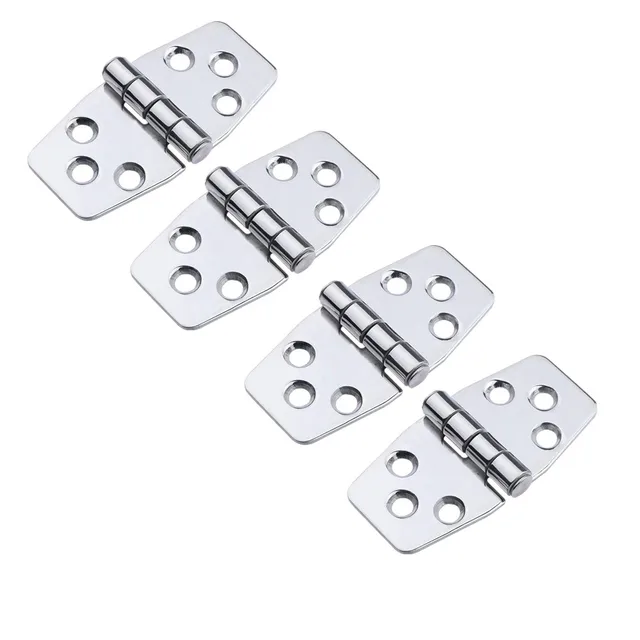 4 szt. Zawiasy do drzwi Zawias ze stali nierdzewnej klasy morskiej do łodzi Zawiasy okienne 3 "x 1,5" Zawiasy Okucia