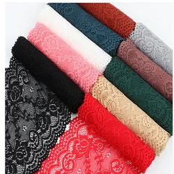 New 1yd/lot High Quality 15cm width Elastic Lace Trim ribbon for garment sewing crafts decoration lace handmade accessories DIY