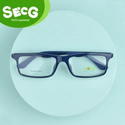 SECG Teenage Eyeglasses Frame New PPSU Material Ultra Light Kids Glasses Fashion Student Eyewear For Boys And Girls Children's