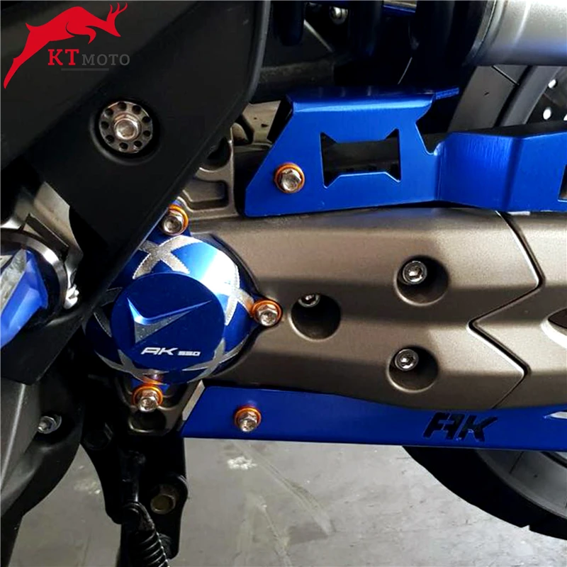 Latest high quality Motorcycle CNC Aluminum Frame Hole Cover Drive Shaft Cover cap For KYMCO AK550 AK 550 2017-2022 2021 2020