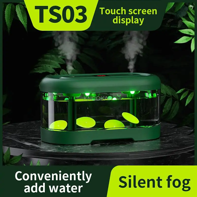 New USB Mobile Humidifier Home Dual Spray Aromatherapy Air Purifier Large Capacity Water Replenishing Instrument