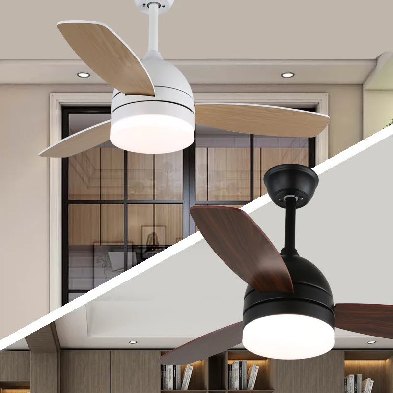 Room Silent Fan Lamp Household Simple Modern Dining Cdelier Variable Frequency Electric