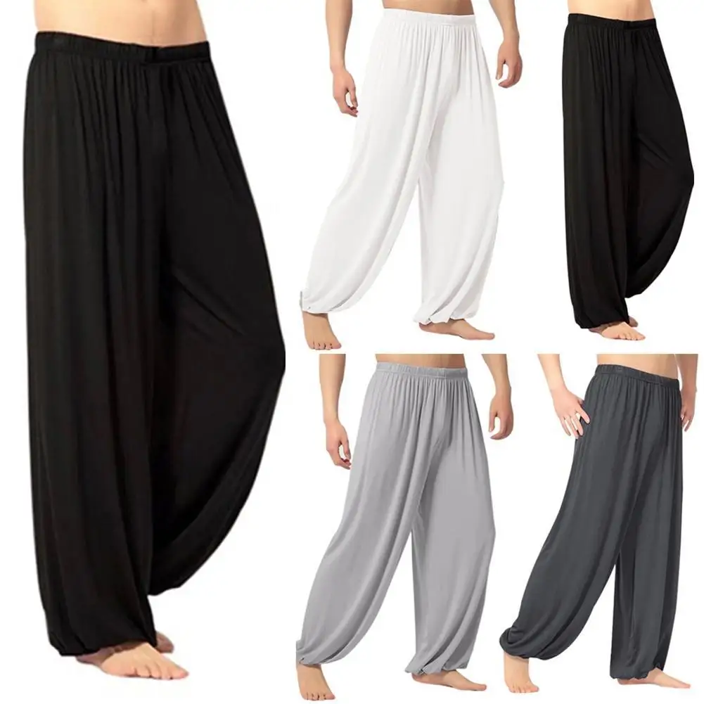 Men's joggers pants Casual sweatpants Casual Solid Color Baggy Trousers Belly Dance Yoga Harem Pants Slacks Men Loose style Hot