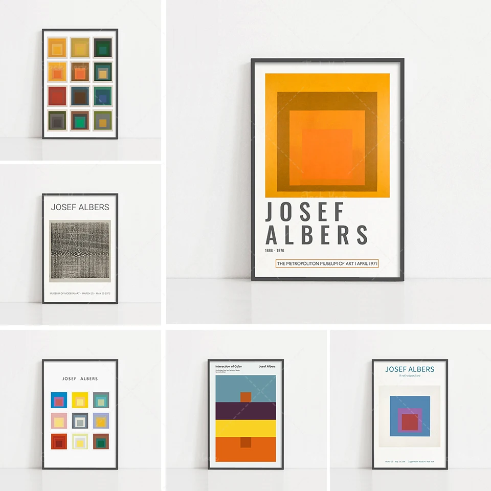 Josef Albers, Museum Exhibition Poster, lnteraction of Color, Unabridged text and selexted plates