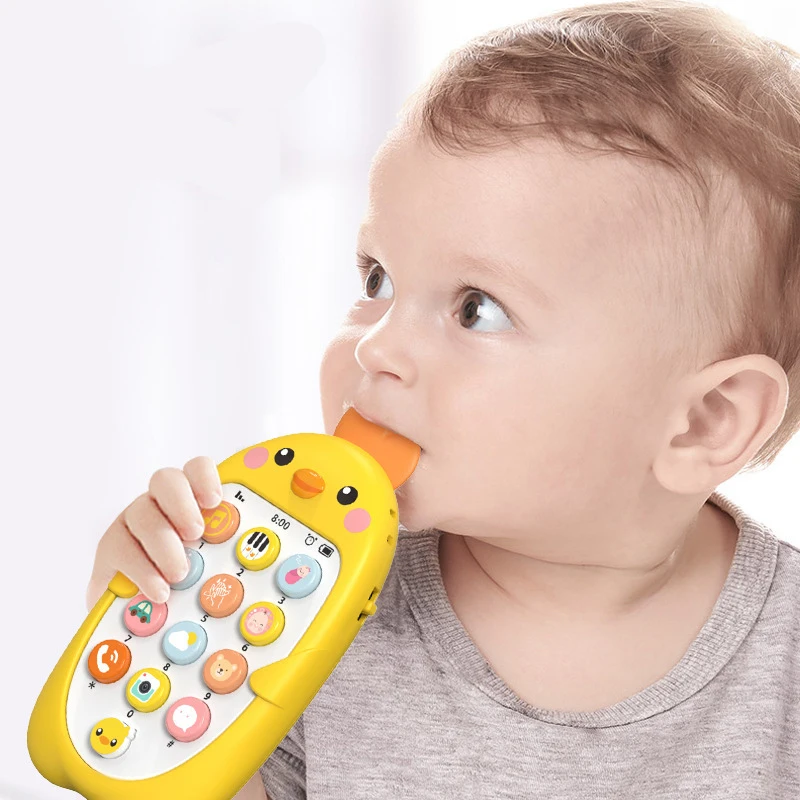 Promotion Baby Musical Toy Early Education Bilingual Mobile Phone Educational Story Learning Puzzle ToyDS19