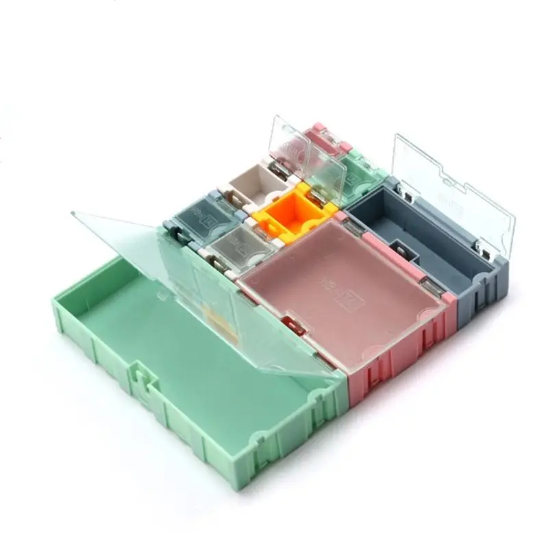 9 teile/satz Container SMT IC Elektronische Komponenten Mini Storage Box Schmuck Fall K3KA