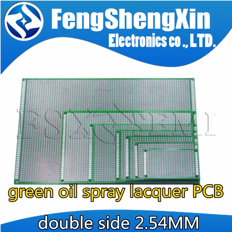 1 pz pannello universale bordo doppio lato 2.54MM lacca spray olio verde 10x22 12x18 13x25 15x20 18x30 20x30 30x40cm 10*22 12*18cm