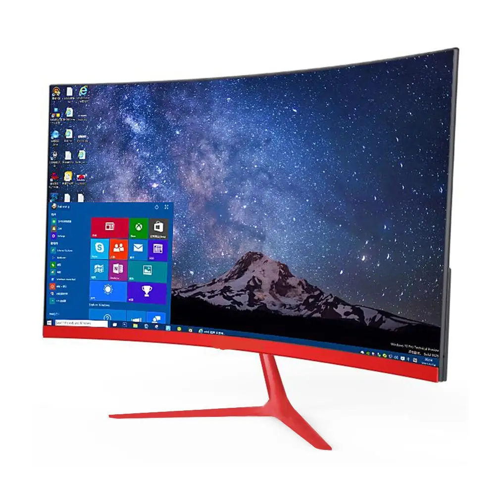 

24 inch 27 inch 22 Inch LED/LCD Curved Screen Monitor 75Hz HD Gaming Computer Flat panel display VGA/HDMI Interface