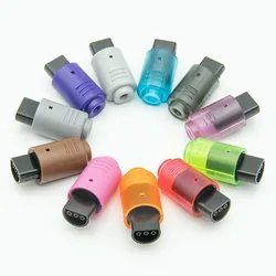 Replacement 3 Pin male Connector Game Controller Socket plug for N64 wired controller colorful