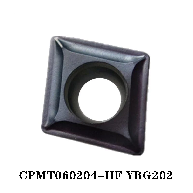 ZC CPMT CPMT060204-HF YBC151 YBG202 100% الأصلي عالية الجودة كربيد إدراج مخرطة القاطع تحول أداة 10 قطعة التصنيع باستخدام الحاسب الآلي