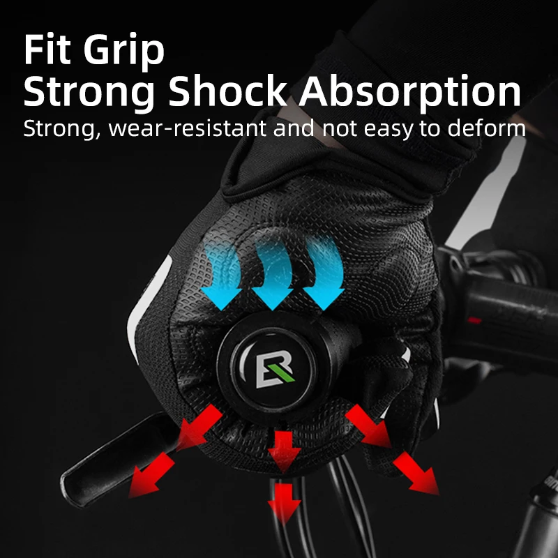 ROCKBROS Touch Screen Full Fingers Gel Sports bike Cycling Gloves MTB Road Bike Riding Racing Gloves Spring Autumn Bicycle Glove