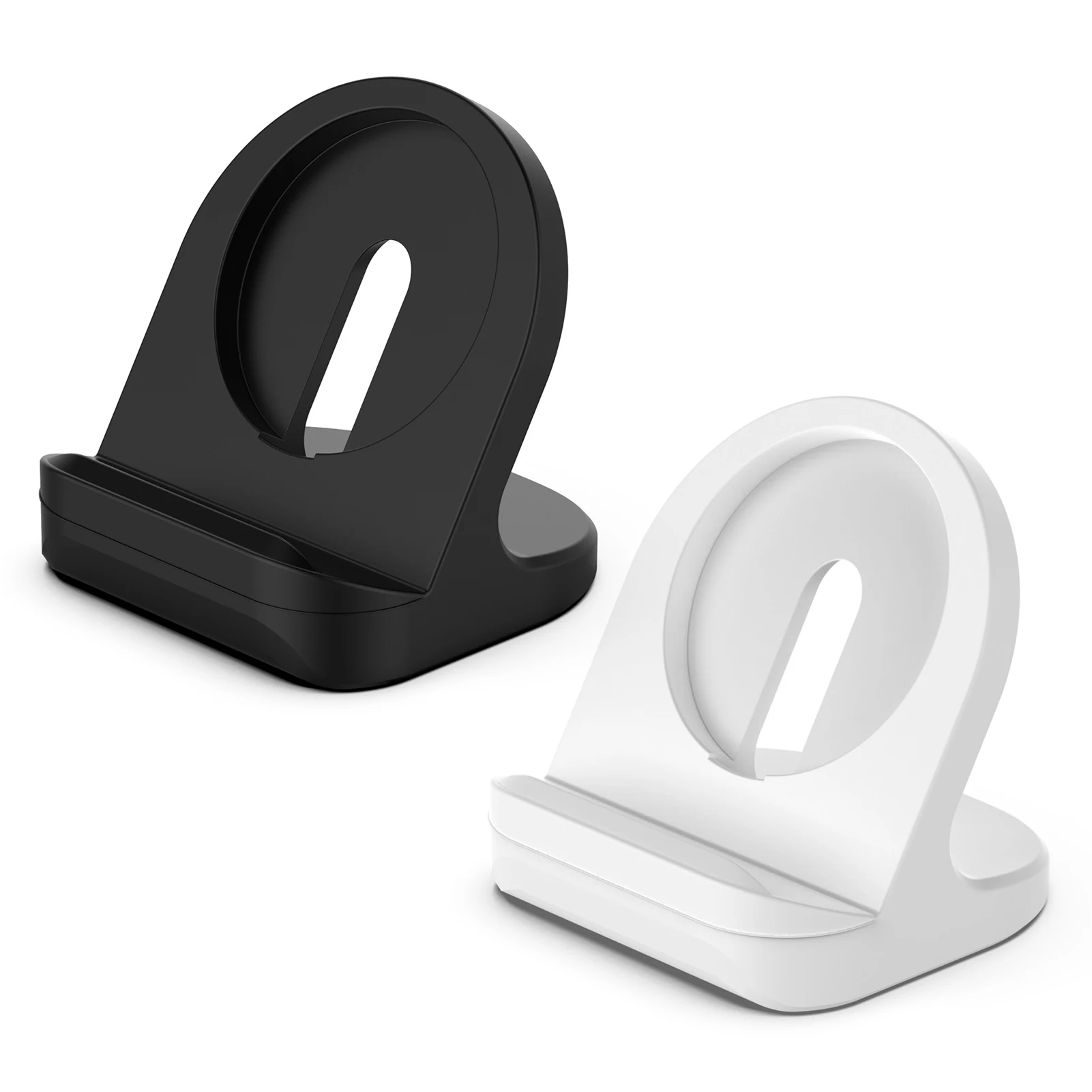 NEW Silicone Base Phone Holder Charger Stand Charging Dock Station For Wireless Charge Charger Bracket 