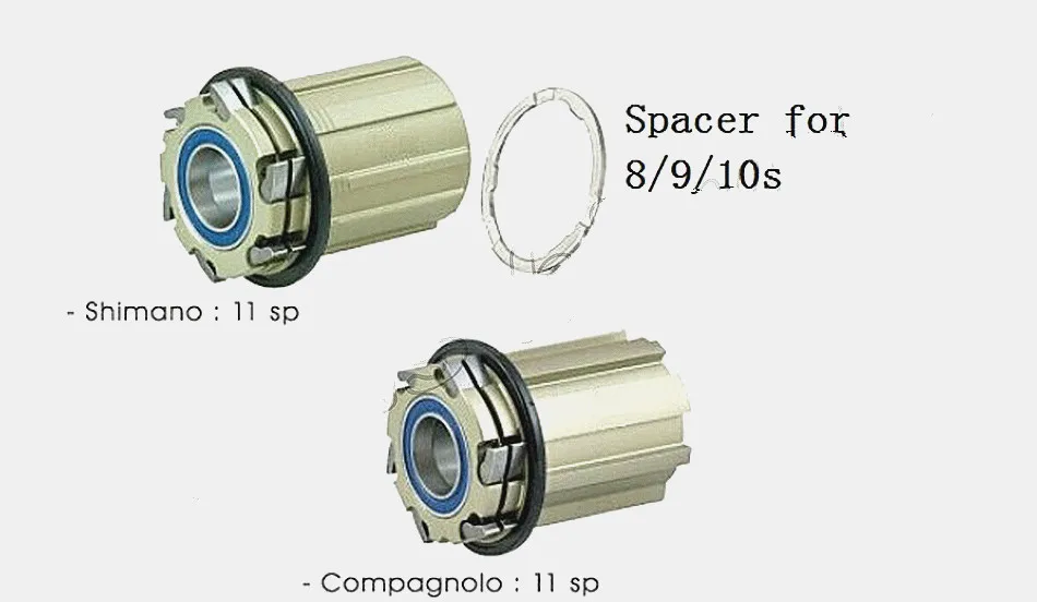 Casstte Body 11/10 Speed TPI Ceramic Bearings or NBK Steel Bearings Original Powerway R13/R36/R39 Free Hub