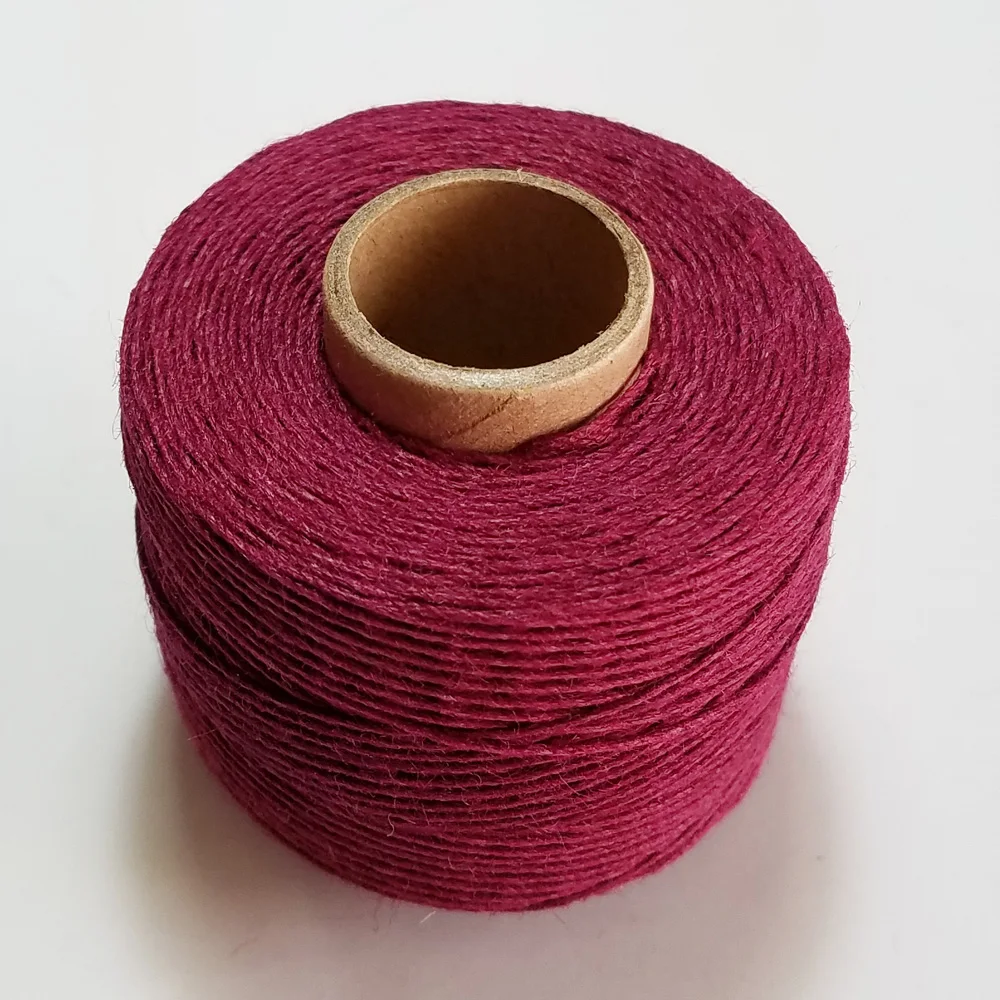 Colourful 100% Linen thread 120m/roll twine cords for sewing Knitting embroidery crochet accessory DIY