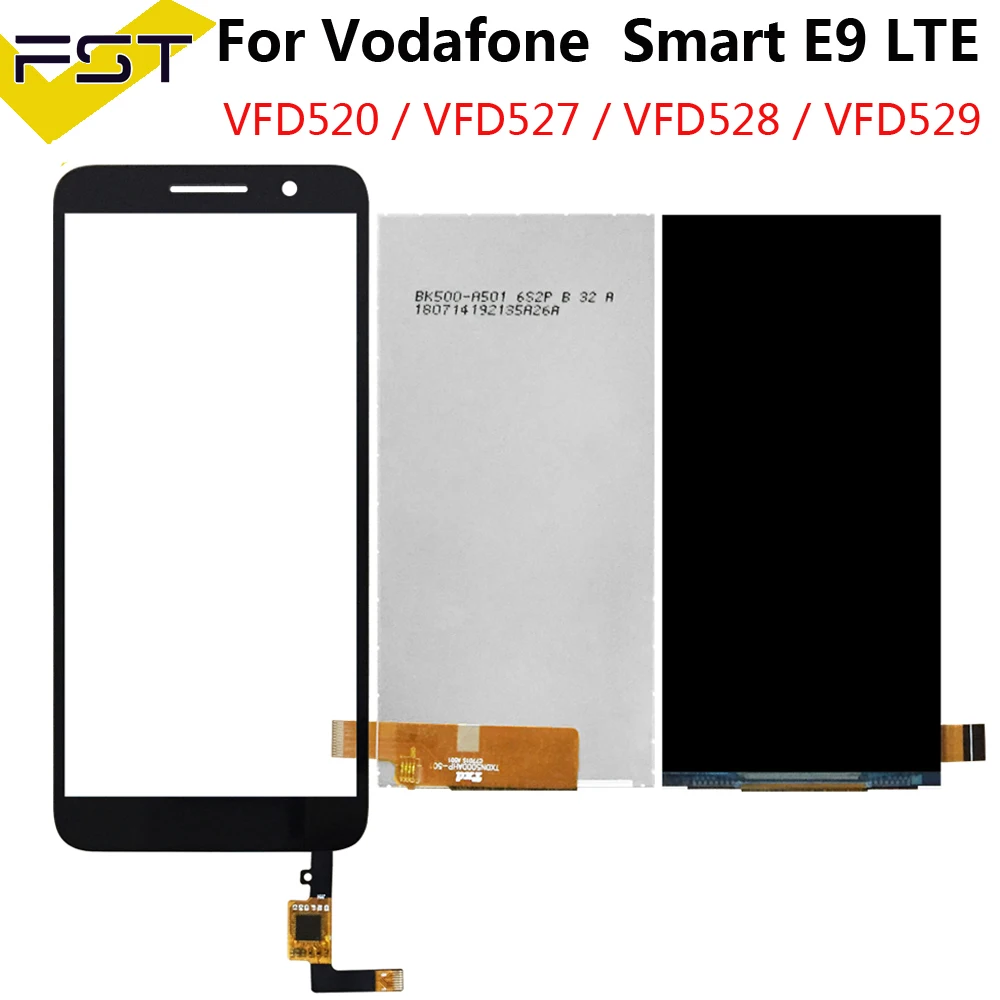 4.9 inch For Vodafone VFD520 Smart E9 LTE / VFD527 / VFD528 / VFD529 Monitor LCD Display+Digitizer Touch Screen Spare Parts