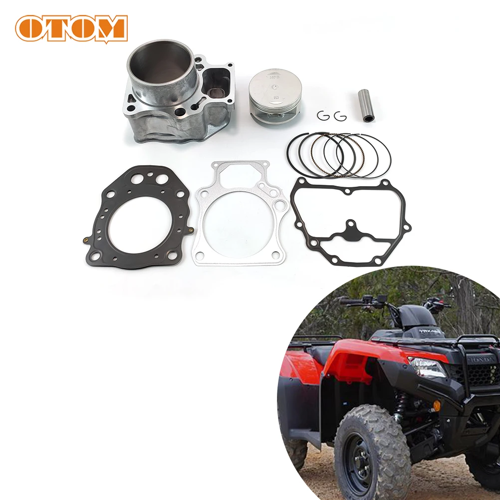 OTOM Motorcycle 86mm Cylinder Piston Gasket Top End Kit 12100-HP7-A00 For HONDA ATV Rancher TRX420 2x4 4x4 Quad Bike Buggy Parts