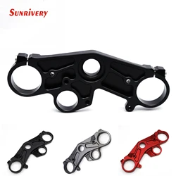For Yamaha YZF R6 2008-2016 2015 2014 2013 2012 2011 2010 2009 CNC Aluminum Lowering Triple Tree Front End Upper Top Clamp