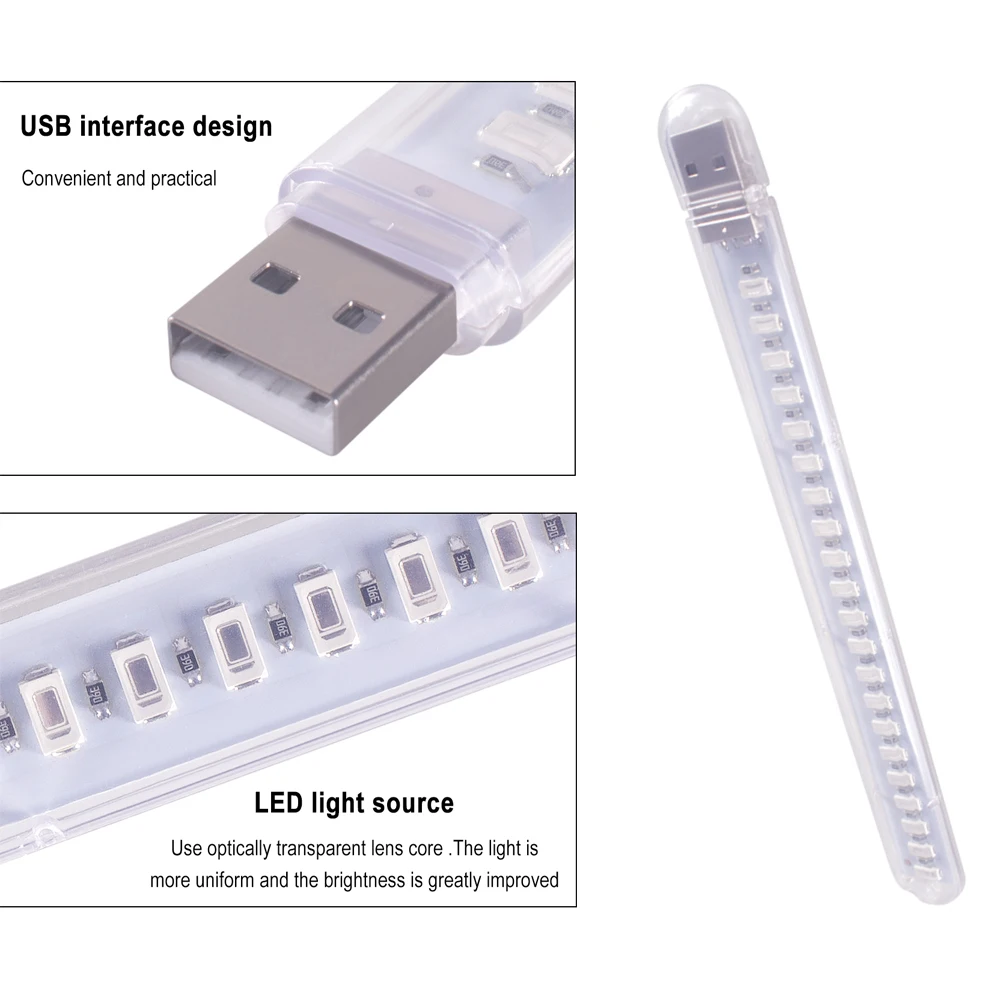 Usb led crescimento da planta luz espectro completo crescimento da planta promoção luz mangueira flexível portátil planta luz plântula crescimento da flor