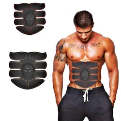 EMS Wireless Muscle Stimulator Trainer Smart Fitness Abdominal Training Electric Weight Loss Stickers Body Slimming Belt Unisex