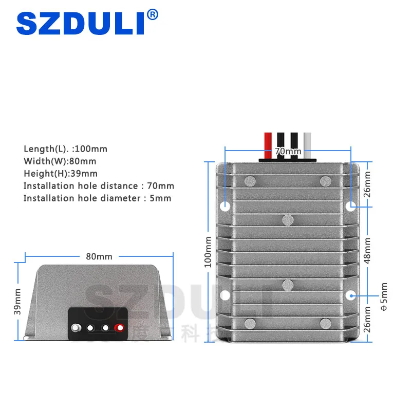 12V Tot 19V 20A Dc Power Boost Module 10 ~ 18V Tot 19V 380W Notebook power Converter Ce Rohs Waterdicht