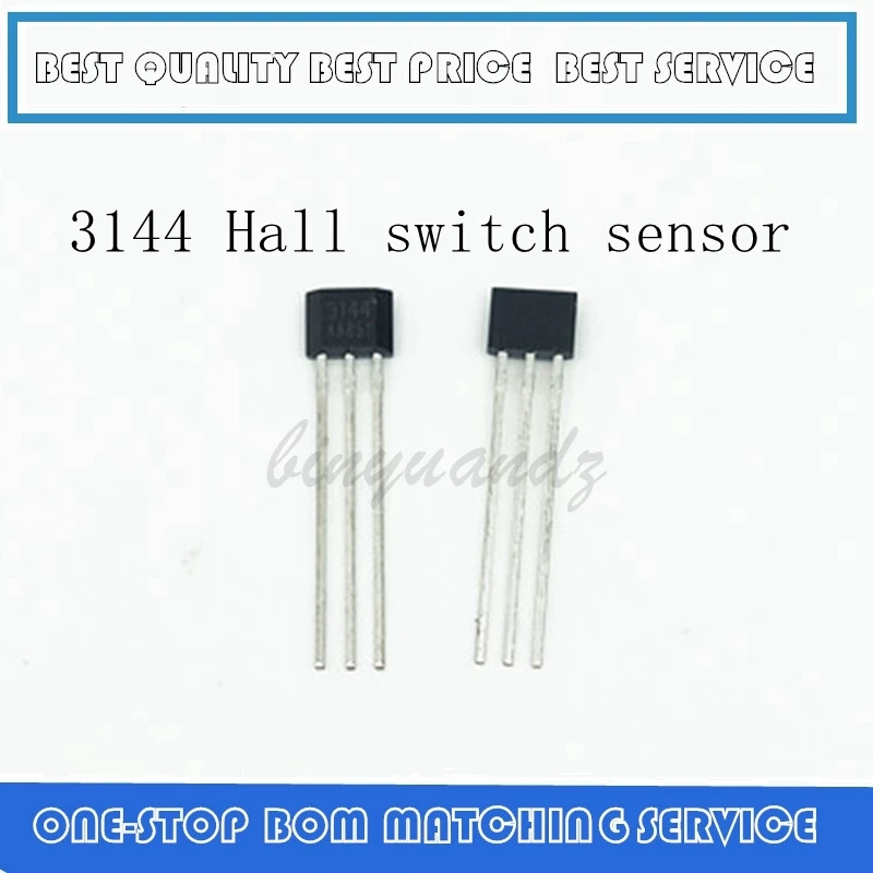 50PCS-500PCS A3144 OH3144 Y3144 Hall Effect Sensor Brushless Electric Motor TO-92UA WAVGAT A3144EUA
