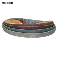 Bande Abrasive en Nylon Non Tissé, Grossier à Fin, Résistante à la Commande, 762x25mm, 4 Pièces