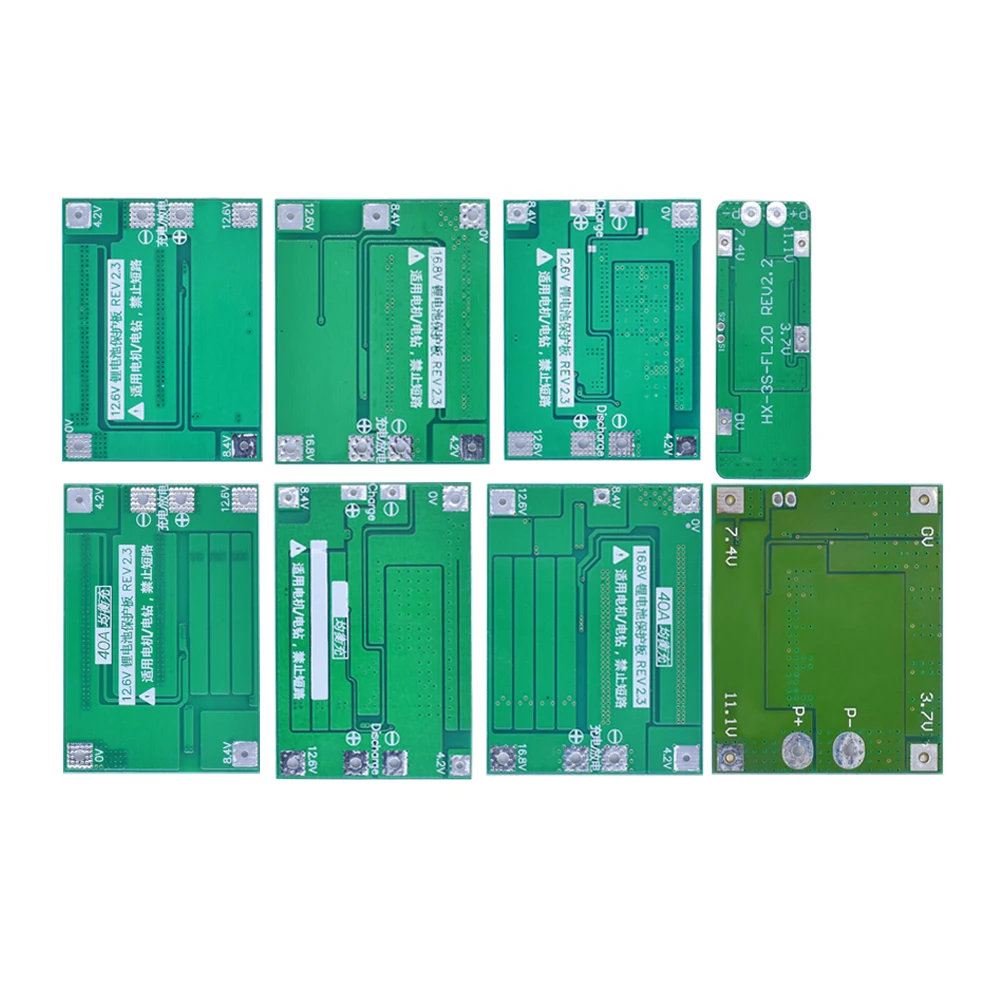 3S/4S 20 40A 60A Li-ion Lithium Battery Charger Protection Board 18650 BMS Drill Motor 11.1V 12.6V/14.8V 16.8V Enhance/Balance image 5