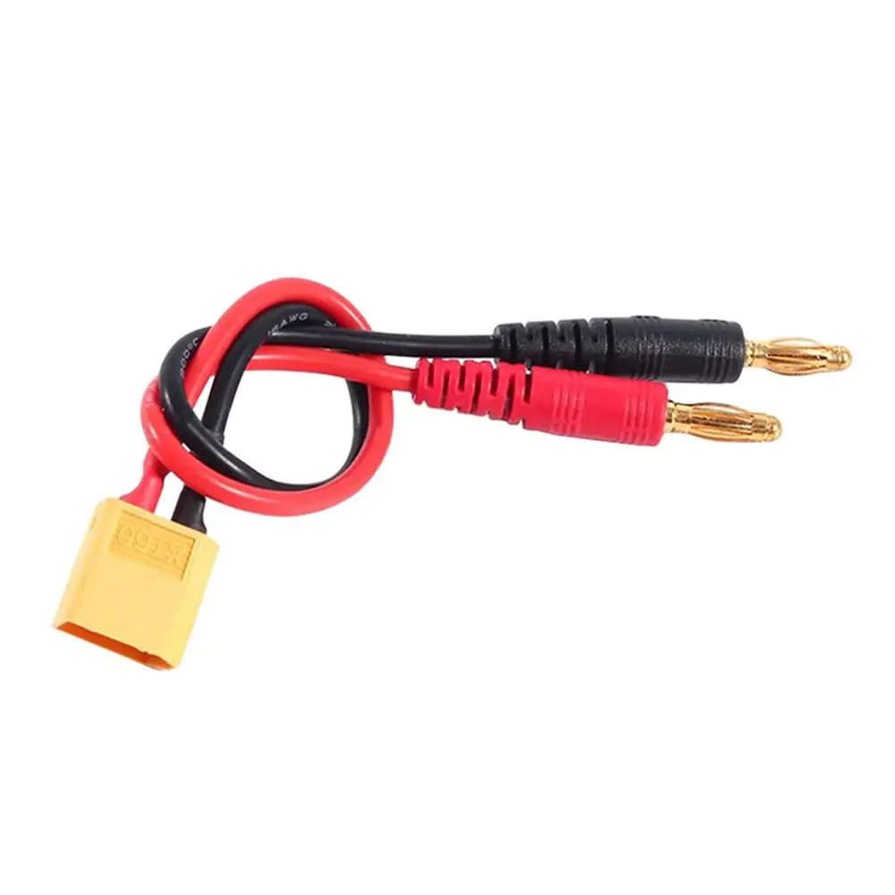 2PCS XT60 To 4mm Banana Plug 30cm Cable Charge Lead For Balance Battery Charger 4mm Banana Plug