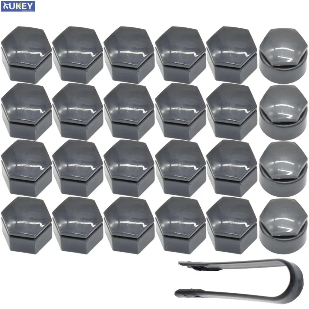24x22mm Grau Rad Mutter Bolzen Abdeckung Caps Set W/ Puller Für Opel Vauxhall Holden Insignia Chevrolet vectra Buick Regal 2010 - 2017