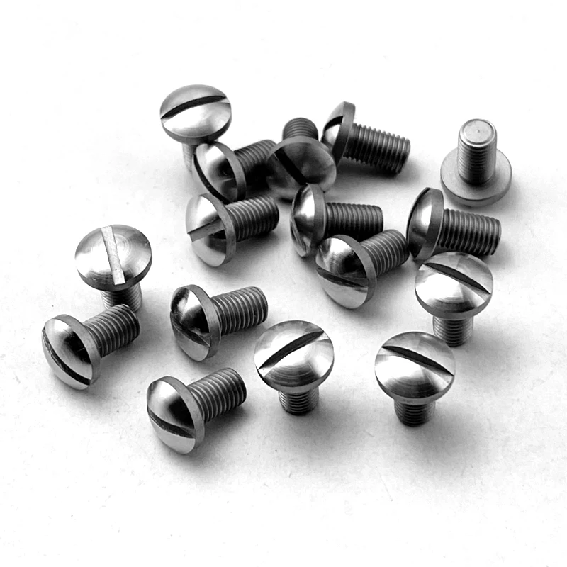 4pieces CNC Slotted Screws Bolts Kit Replacement for 1911 Grips Model 416 Stainless Steel Screw Repair Tool Parts