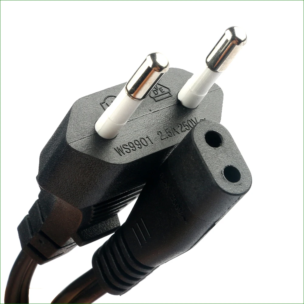 New EU Plug Charger Power Cord Adaptor For Philips Norelco shaver HQ5889 HQ6605 HQ6610 HQ6613 HQ6640 HQ6645 HQ6646 HQ6675