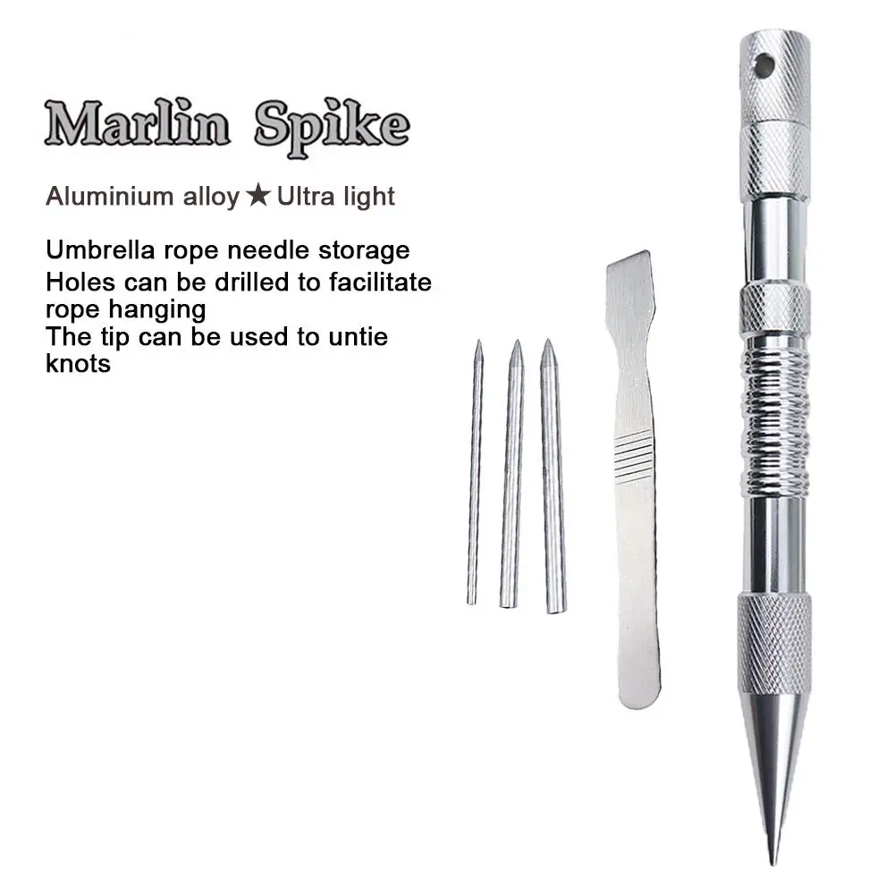 Marlinspike knotters ferramenta portátil marlinspike para paracord lacing agulhas para paracord ou trabalho de couro diy jóias ferramentas kits