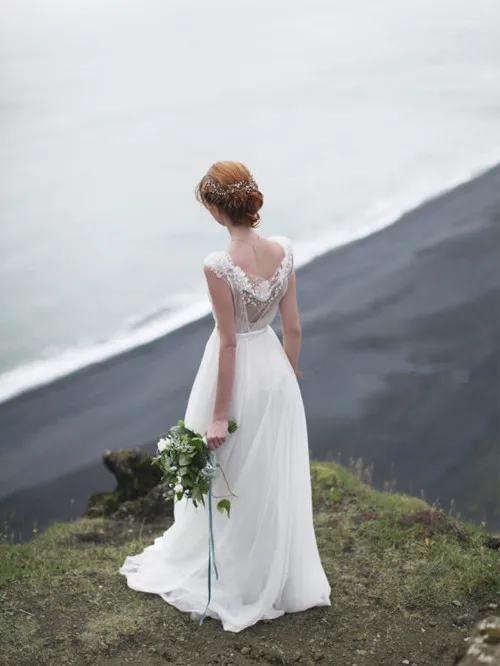 Vestido de noiva casamento strapon caratteristiche chiusura fiori abito da sposa economico termocamera su misura robe de mariage