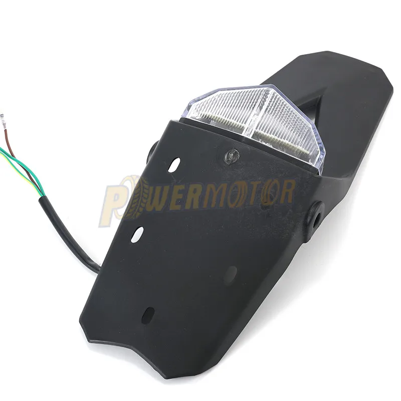 Motorcycle Universal LED Taillight LED Stop Light Rear Fender Tail Light Lamp For Enduro Trial Dirt Bike For Yamaha Suzuki