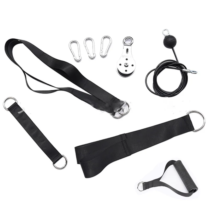

DIY Pulley Cable Fitness Training Arm Biceps Triceps Pull Up Down Hand Strength Training Home Gym Workout Equipment Accessories