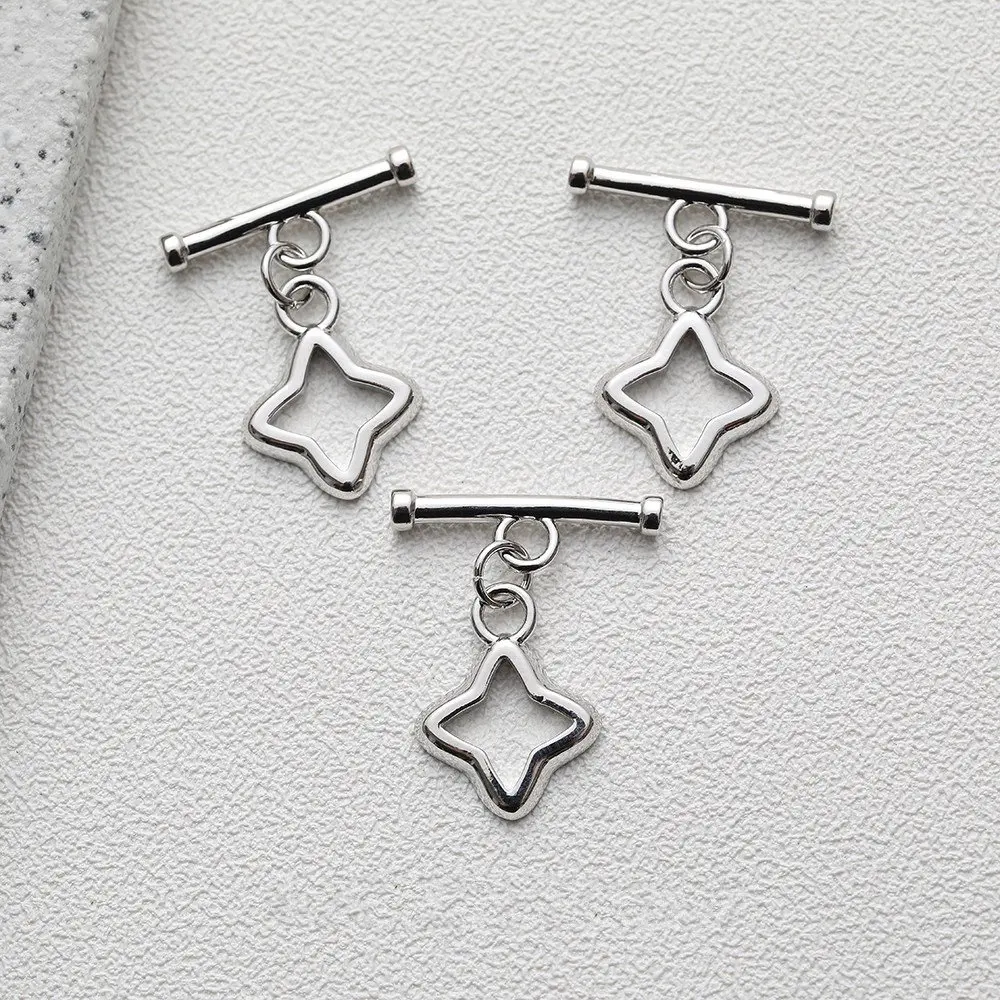 4PCS 14k Gold Plated Bracelet Necklace Making Link Buckle for Jewelry Findings Components DIY Hand Made Brass Accessories