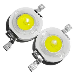 100pcs a lot Vertical Light 90 degrees led light 1W 2W 300mA 600mA 7000K LED Light-Emitting LEDs Chip SpotLight Diodes Bulb