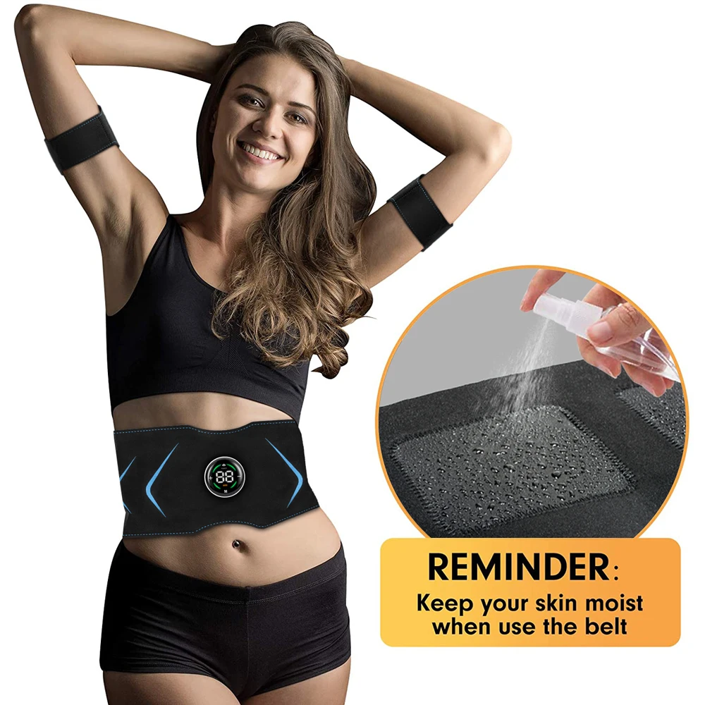 EMS Bauch Muscle Stimulator Trainer USB Verbinden Abs Fitness Ausrüstung Ausbildung Getriebe Muskeln Electrostimulator Toner Massage