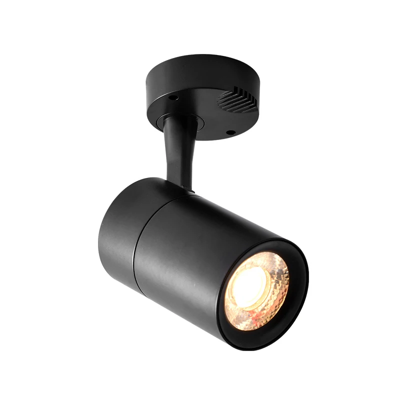 Track Spotlight Ceiling Mounted 20w30w Clothing Store Household Background Wall Exhibition Hall Spotlight Track Slide Light