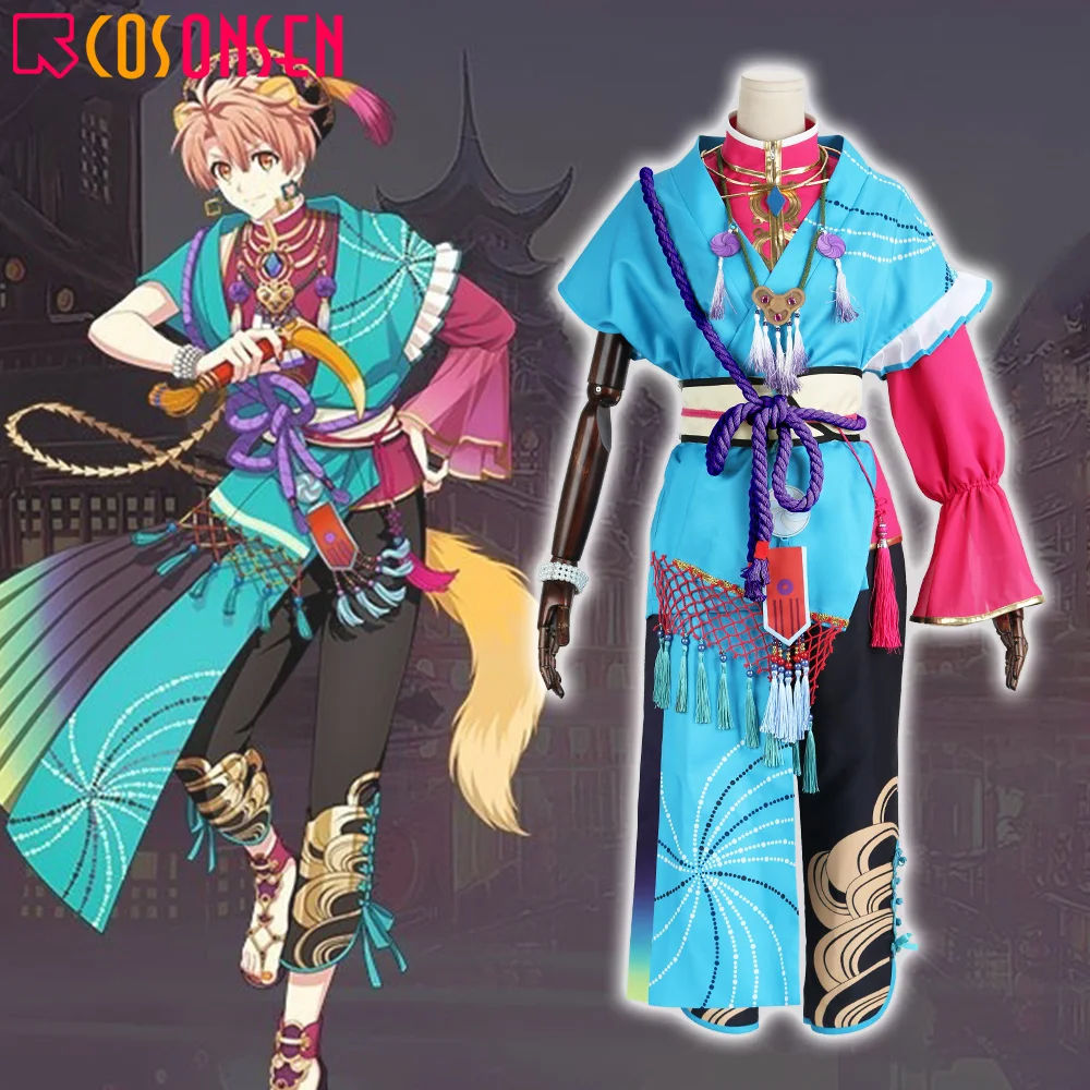 IDOLiSH7 Izumi Mitsuki KAMAITACHI YOKAI Cosplay Ayakashi Mangekyo Karatogaokuri Costume Suit COSPLAYONSEN Custom Made full set