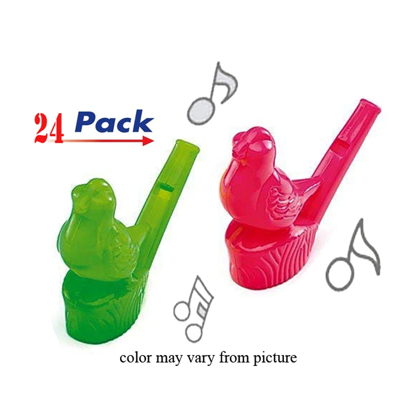 

Free ship cheap 24pc warbling water bird whistles whistle kids party toys games bag pinata stock fillers school prizes rewards