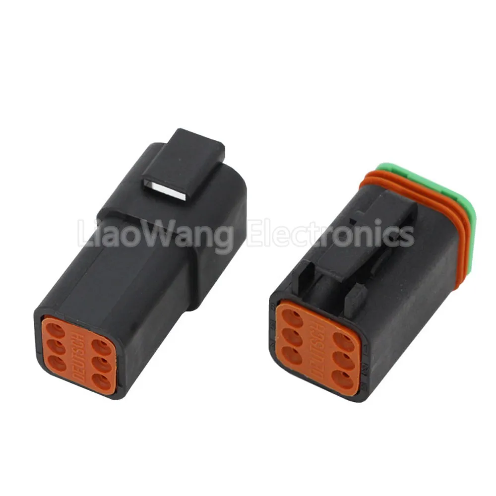 1 Set Schwarzer Deutsch DT Steckverbinder DT06-2S/DT04-2P 3P 4P 6P 8P Wasserdichter Elektrischer Stecker für Automotoren mit Pins 22-16AWG – Detail 20