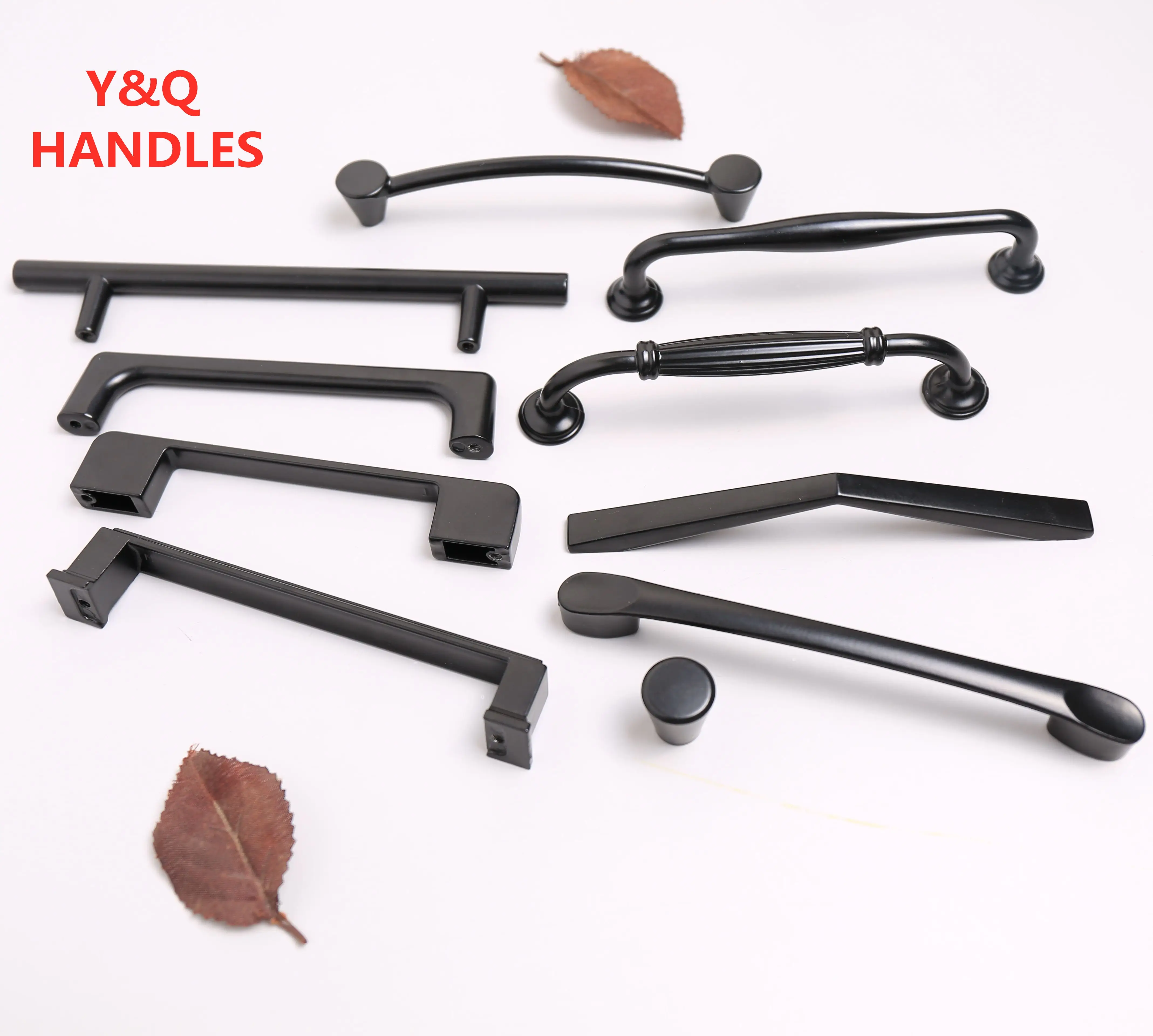 Handles Drawer Cabinet Furniture Kitchen Handles for Cabinet Knob Door Drawer Furniture Kitchen Knob American Black Hardware