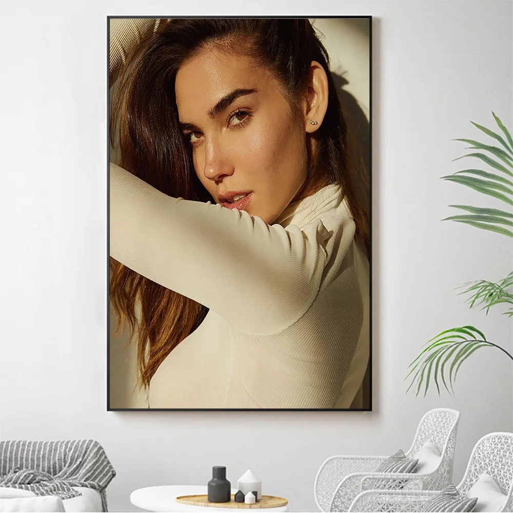 Silk Cloth Wall Poster Rachell Vallori Sexy Model Star Art Home Decoration Gift